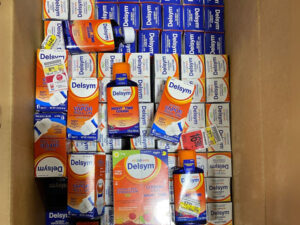 Delsym Kids and Adults Medicine Assorted Differents Sizes (60 Pcs Lot) - Image 2