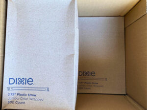 DIXIE 7.75" JUMBO WRAPPED PLASTIC STRAWS - Image 4