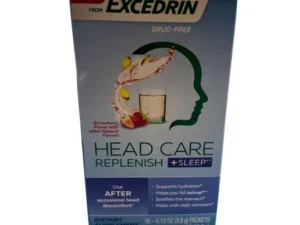 Excedrin Head Care Replenish +Sleep Dietary Supplement 2.0 Oz (60 Pcs Lot) - Image 3