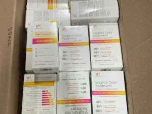 VH Essentials Vaginal Odor Treatment and Boric Acid Tea Tree Vaginal Suppositories Mix (55 Pcs Lot)